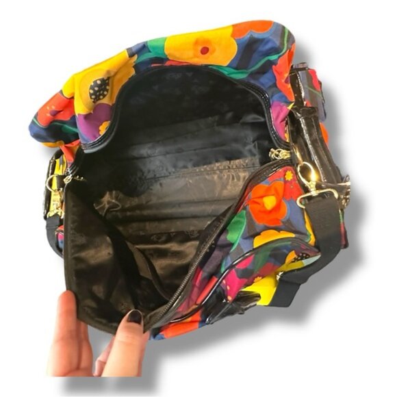 Women’s Betsey Johnson Jewel Floral Wheeled Weekender Bag - Picture 12 of 15